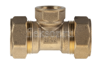 Тройник труба-внутренняя резьба(мама)-труба 20*1/2*20