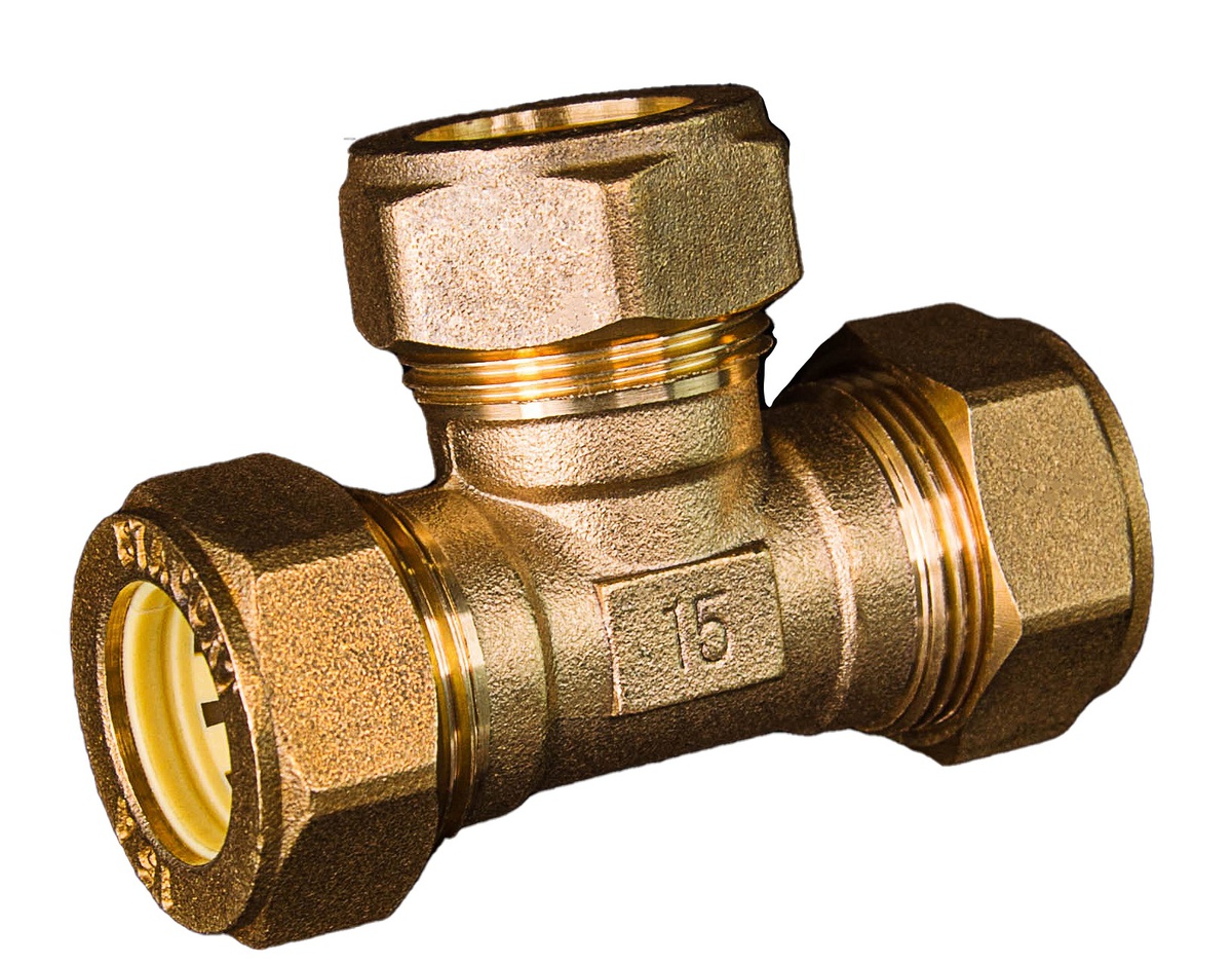 Тройник труба-труба-труба 15-15-15 Stacort