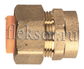 Соединение (муфта) труба-внутренняя резьба (мама) 20*3/4 для газа с диэлектриком