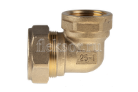 Угольник труба-внутренняя резьба (мама) 25*1