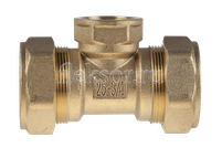 Тройник труба-внутренняя резьба(мама)-труба 25*3/4*25