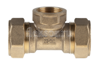 Тройник труба-внутренняя резьба(мама)-труба 20*3/4*20