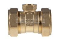 Тройник труба-внутренняя резьба(мама)-труба 32*1/2*32