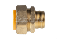 Соединение (муфта) труба-наружная резьба (папа) 20*3/4 для газа с диэлектриком