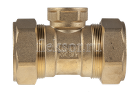 Тройник труба-внутренняя резьба(мама)-труба 32*3/4*32