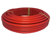 Труба гофрированная отожженная нержавеющая сталь c п/э покрытием (красная) TR- 15A