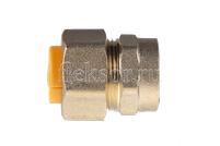 Соединение (муфта) труба-внутренняя резьба (мама) 15*1/2 для газа с диэлектриком