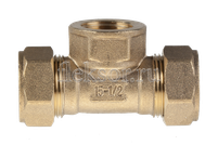 Тройник труба-внутренняя резьба(мама)-труба 15*1/2*15