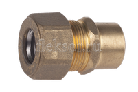 Соединение (муфта) труба-внутренняя резьба (мама) 20*3/4 c графитовой прокладкой (для солнечных коллекторов)