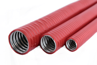 Металлорукав 15 мм в пвх изоляции (красная)