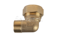 Угольник труба-наружная резьба (папа) 20*3/4