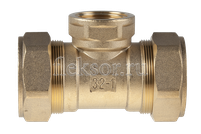 Тройник труба-внутренняя резьба(мама)-труба 32*1*32