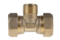 Тройник труба-наружная резьба(папа)-труба 20*3/4*20